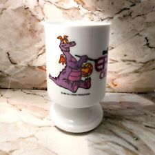 Vintage 1982 Disney Epcot Center Figment Purple Dragon Coffee Mug Pedestal  picture
