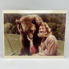 vintage Grizzly Adams Haggerty celebrity press photo 8x10 NBC advertising picture