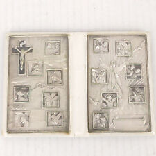 Vintage 14 Stations Way of the Cross Vintage Pocket Shrine VIA CRUCIS Religious picture