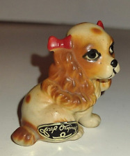 Vintage Josef Original Dog COCKER SPANIEL Puppy Brown Spotted 1-1/2