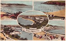 5 Views of Beaches and Coastlines, Falmouth, England, Early Postcard, Unused  picture