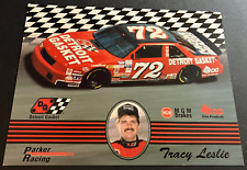 1994 Tracy Leslie #72 Detroit Gasket Chevy Lumina - NASCAR Hero Card Handout picture