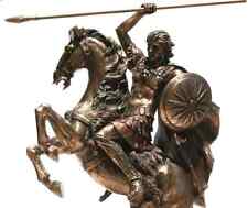 Alexander the Great on Horse Macedonian King Warrior Statue Sculpture picture