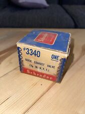 Vintage 1930s 40s A. Schrader’s Son Brooklyn 30, NY Quick Exhaust Valve #3340  B picture