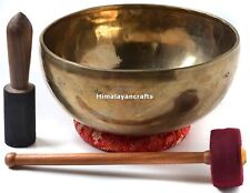 Deep Healing Himalayan Singingbowl from Nepal-Plain Designs Truly Handmade bowls picture