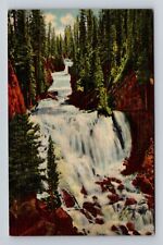 Yellowstone National Park, Kepler Cascades, Series #1275 Vintage Postcard picture