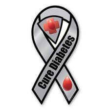 Cure Diabetes 2-in-1 Ribbon Magnet picture