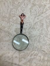 Vintage Magnifying Glass Woman  picture