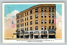 Syracuse NY-New York, Dorset Apartment Hotel Vintage Souvenir Postcard picture