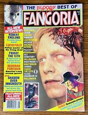 BLOODY BEST OF FANGORIA #9 GIANT POSTERS PINHEAD & MORE FREDDY KRUEGER 1990 VTG picture