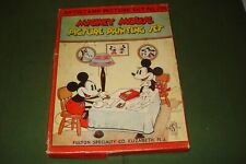 1935 MICKEY MOUSE & MINNIE MOUSE PICTURE PRINTING SET IN BOX, WALT DISNEY ENT. picture