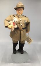 VTG Peggy Nisbet, England Teddy Rosevelt Costume Doll With Stand, Original Tags picture