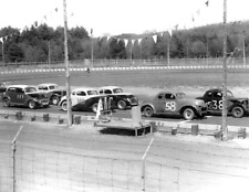 1951 Auto Race, Cherry Brook Park Spwy, CT Old Photo 8.5