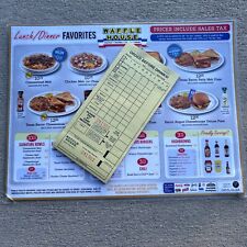 Waffle House Menu & Order Slip Set, Ticket Books, Role Play Props, Collectable picture