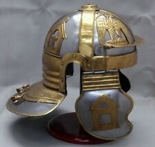 Christmas Steel & Brass Roman Gallic Centurion Ancient Helmet Replica Medieval picture