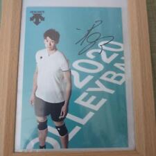 Yuki Ishikawa autograph postcard DESCENTE Talent goods men's volleyball picture