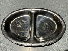 OLD  VARIG BRAZIL AIRLINE  STAINLESS STEEL BUTTER NUTS DISH HERCULES INOX picture