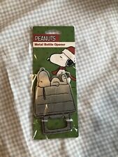 Peanuts Snoopy Bottle Opener, 2022, Metal, Snoopy on Doghouse, Collectible picture