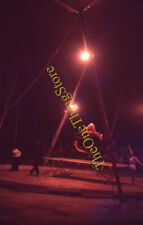 Clyde Beatty Circus Balancing Act Trampoline 1960s 35mm Slide Vtg Tent picture