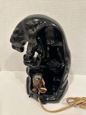 Vintage Black Panther Lamp picture