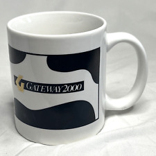 Gateway 2000 Coffee Mug Vintage Computers White Ceramic 12 Oz picture