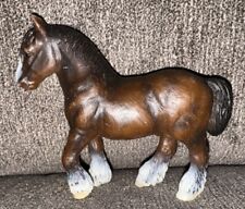 Schleich BROWN SHIRE GELDING 1993 Draft Horse Animal Figure Retired 13222 picture