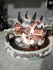 Vintage Fiber Optic Village Lighted waterfall Beautiful For  Village Collection  picture