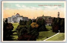 Ames, Iowa IA - Bird's Eye View of Campus I.S.C. - Vintage Postcard - Posted picture