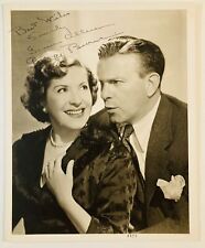 George Burns Gracie Allen Signed Photo 1951 Promo Press Photo Autograph NM/M COA picture