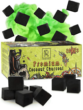 Hookah Charcoal Hookah Coals for Hookah Coconut 20 Count 10 oz 1x1x1 inch picture