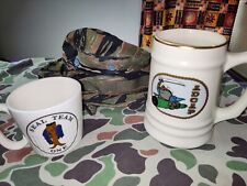 2 Vintage USN SEAL TEAM ONE Cup/ Stein, *as found* picture