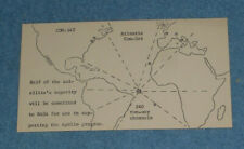 1967 NASA Fact Card Atlantic COMSAT Satellite Communications Diagram Apollo picture