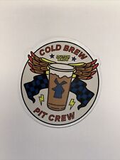 Dutch Bros April 20, 2024 “COLD BREW PIT CREW” Sticker —NEW— picture