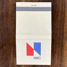 Rare Vintage Matchbook NBC National Broadcasting Company Matches Unstruck picture