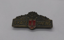 Vintage 1956 RSROA Proficiency Skate Dancing Test 1 Badge Pin picture