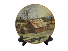 Franciscan Porcelain Vintage Ltd Edition Collector's Plate Thatched Barn 1983 picture