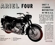 1957 Ariel Four - Vintage Motorcycle Ad picture