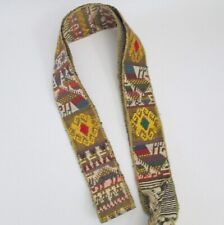 Vintage Peruvian Woven Chumpi Belt Brightly Colored Sash Tribal Designs picture