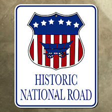 Illinois Historic National Road highway sign US route 40 Conestoga 16x20 picture