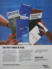 7/1989 PUB ALLIED SIGNAL BENDIX KING TCAS PIEDMONT SOUTHWEST AMERICAN USAIR AD picture