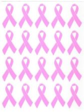 Breast Cancer Awareness Support Ribbon Stickers | size: 1