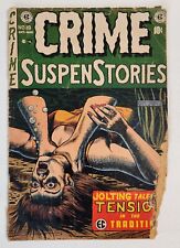 Crime SuspenStories #19 (1953, EC) POOR LOW GRADE READER Pre-Code Crime Horror picture