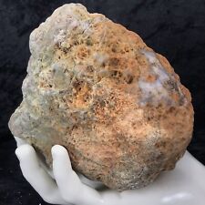 5” Red Uncut Unopened GEODE Lapidary Rough Mass Quartz Agate Chalcedony Crystal picture