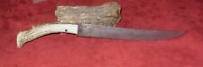 Vintage Antique Stag Knife-Fur Trade-No Beaded Sheath picture