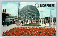 Montreal QC-Quebec Canada, Biosphere, Chrome Postcard picture