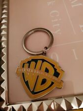 ReducedOfficial Warner Bros WB Logo Keychain Metal Shield Newyears Gift picture