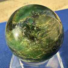 250g Natural Emerald Sphere Quartz Crystal Energy polished ball mineral Healing picture