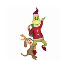 Gemmy 105059 6 ft. Christmas Inflatable Lawn Decoration Hanging Grinch picture