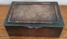 Vtg Antique 1800s Victor Saglier France Silverplate Humidor Cigar Jewelry Box 5