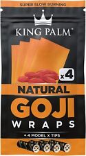 King Palm | Natural | Goji Berry Wraps & Tips | 4 Wraps + 4 Tips Per Pack, 2Pack picture